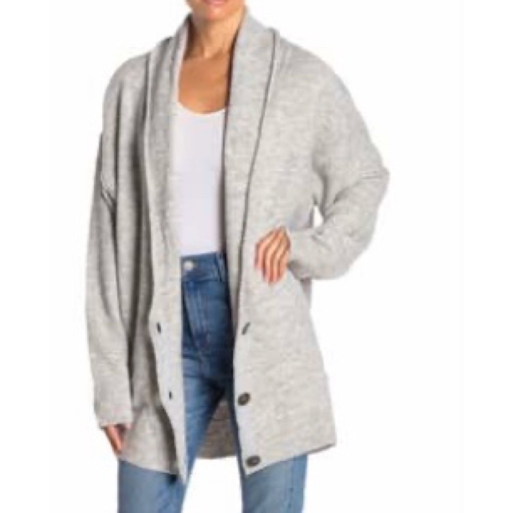 Free People Exposed Seam Cardigan Large - Picture 4 of 8